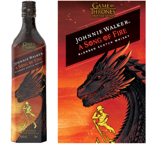 JOHNNIE WALKER A SONG OF FIRE (GAME OF THRONES)